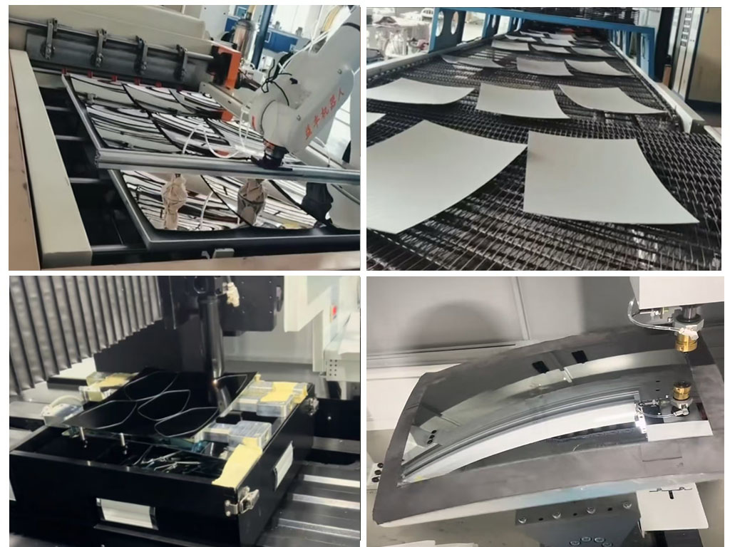 Flat/ Cunvex/ Concave Auto Aluminum Chromed Rearview Mirror For Trucks Car Bus Motorcycle