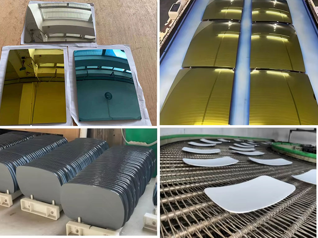 Flat/ Cunvex/ Concave Auto Aluminum Chromed Rearview Mirror For Trucks Car Bus Motorcycle