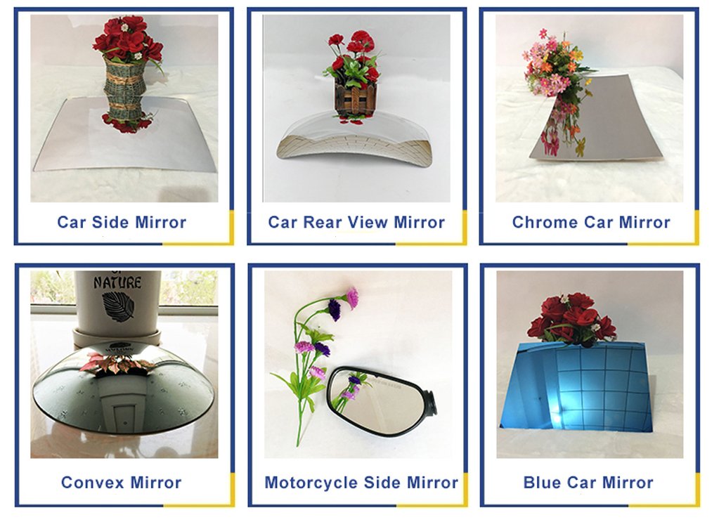 Flat/ Cunvex/ Concave Auto Aluminum Chromed Rearview Mirror For Trucks Car Bus Motorcycle