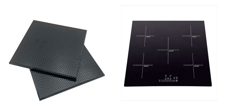 Hitech Glass: Professional Black Ceramic & Microcrystalline Glass for Induction Cooktops & Electric 